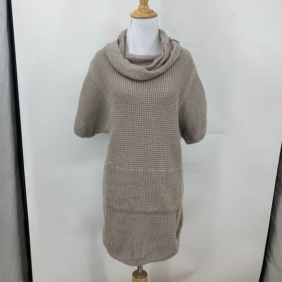 Ugg Australia Cowl Neck Knit Tunic Sweater Womens M Medium Doeskin Dolman Sleeve - Picture 3 of 16